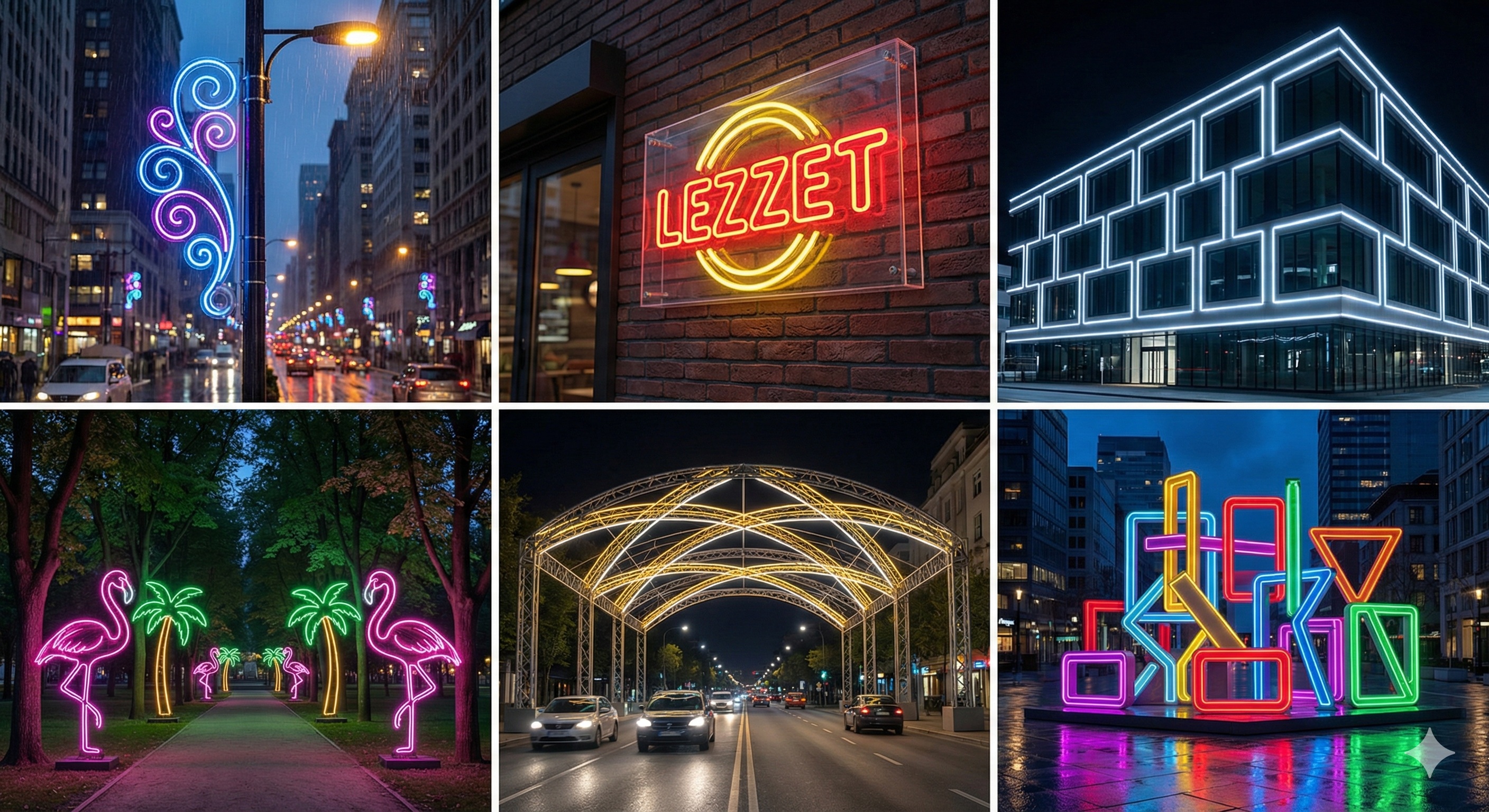 LED neon tabela üretim ve uygulama detayı