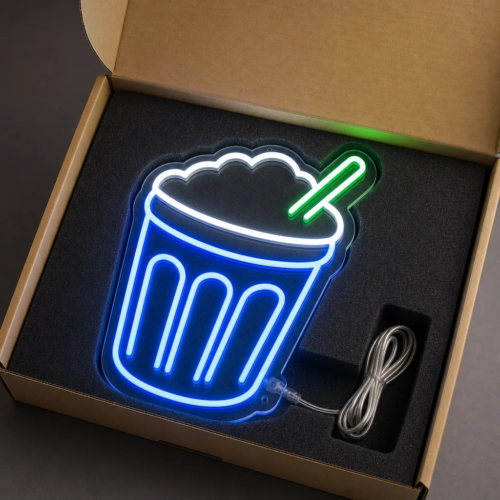 Ayran Tasarımlı Dekoratif Neon Tabela görsel 4