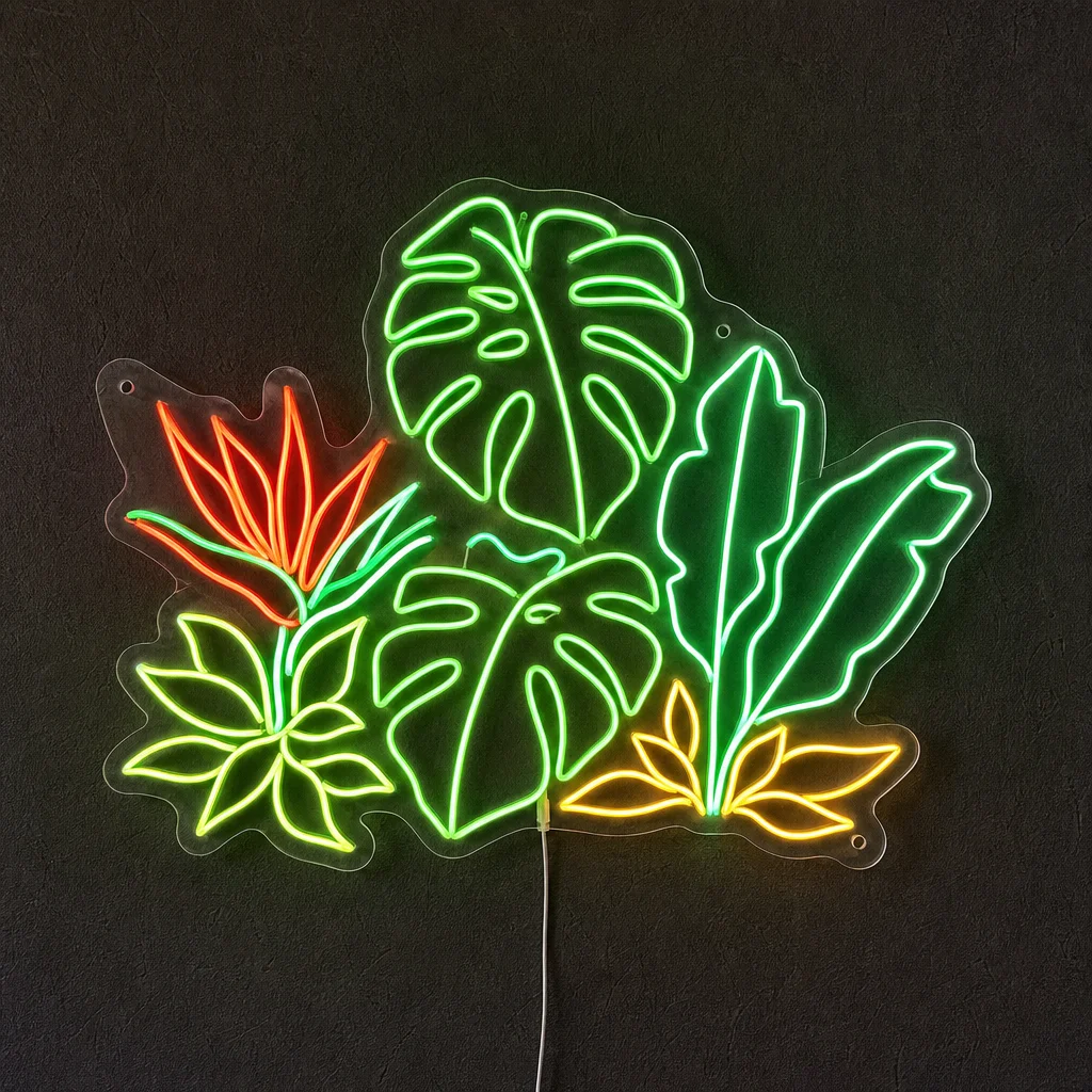 Welcome to the Jungle LED neon tabela