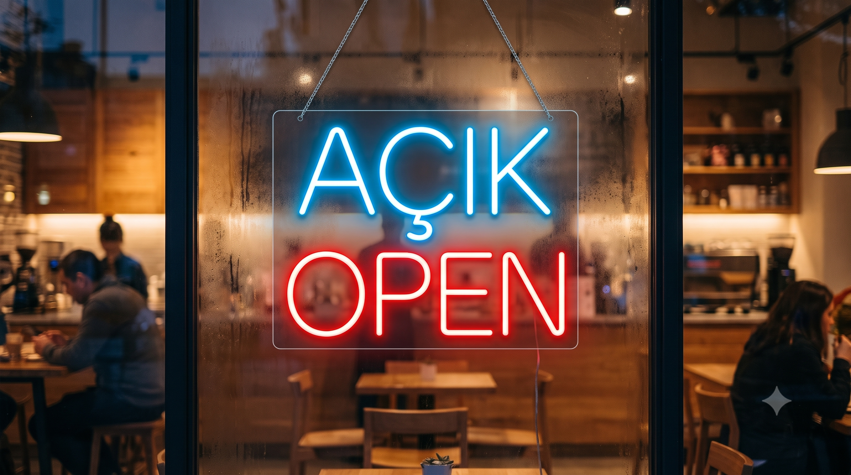 Açık (Open) Tabelası LED neon tabela