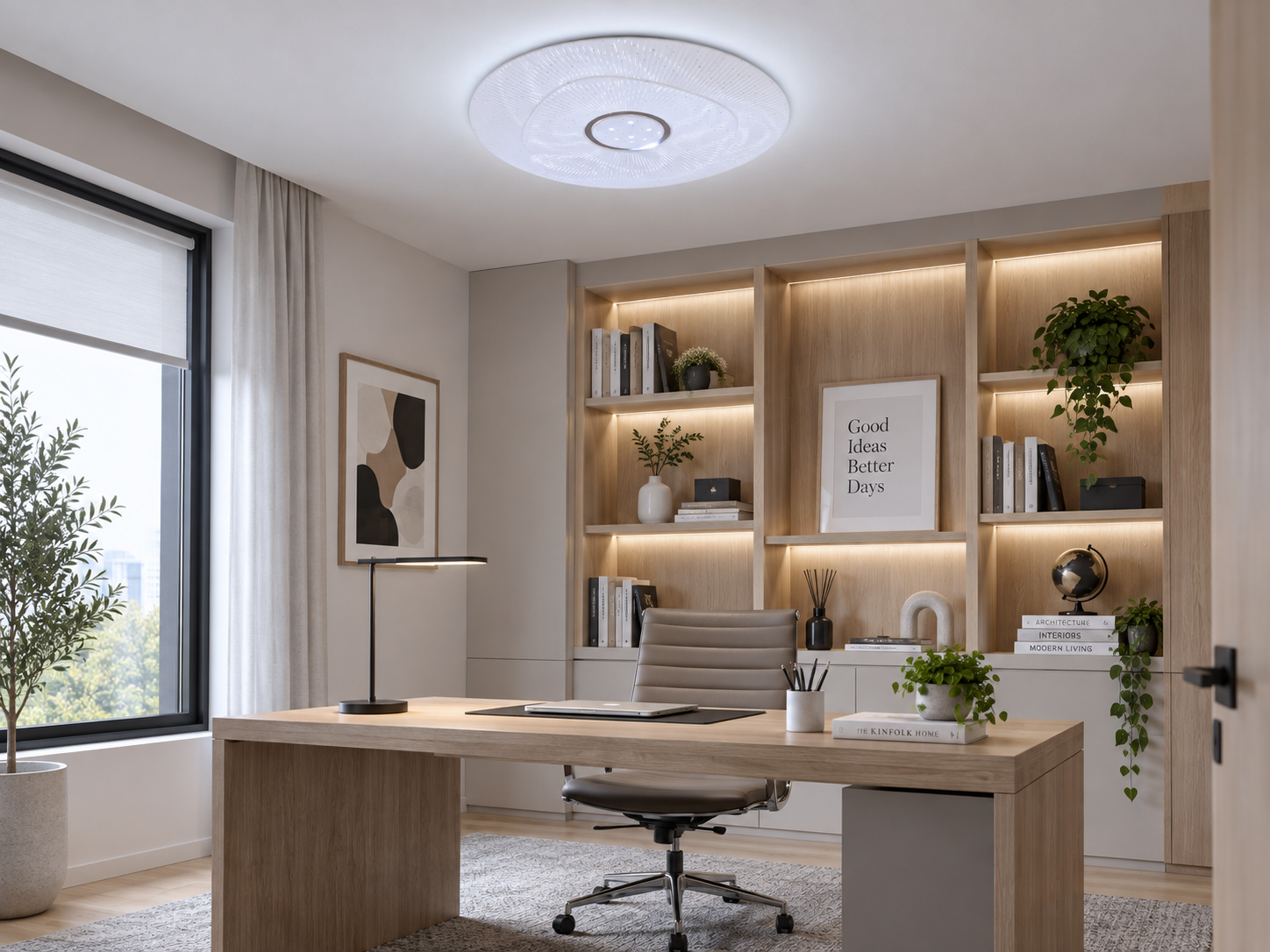 Sıva Üstü Led Panel 35W Dalga 6500K Beyaz görsel 3