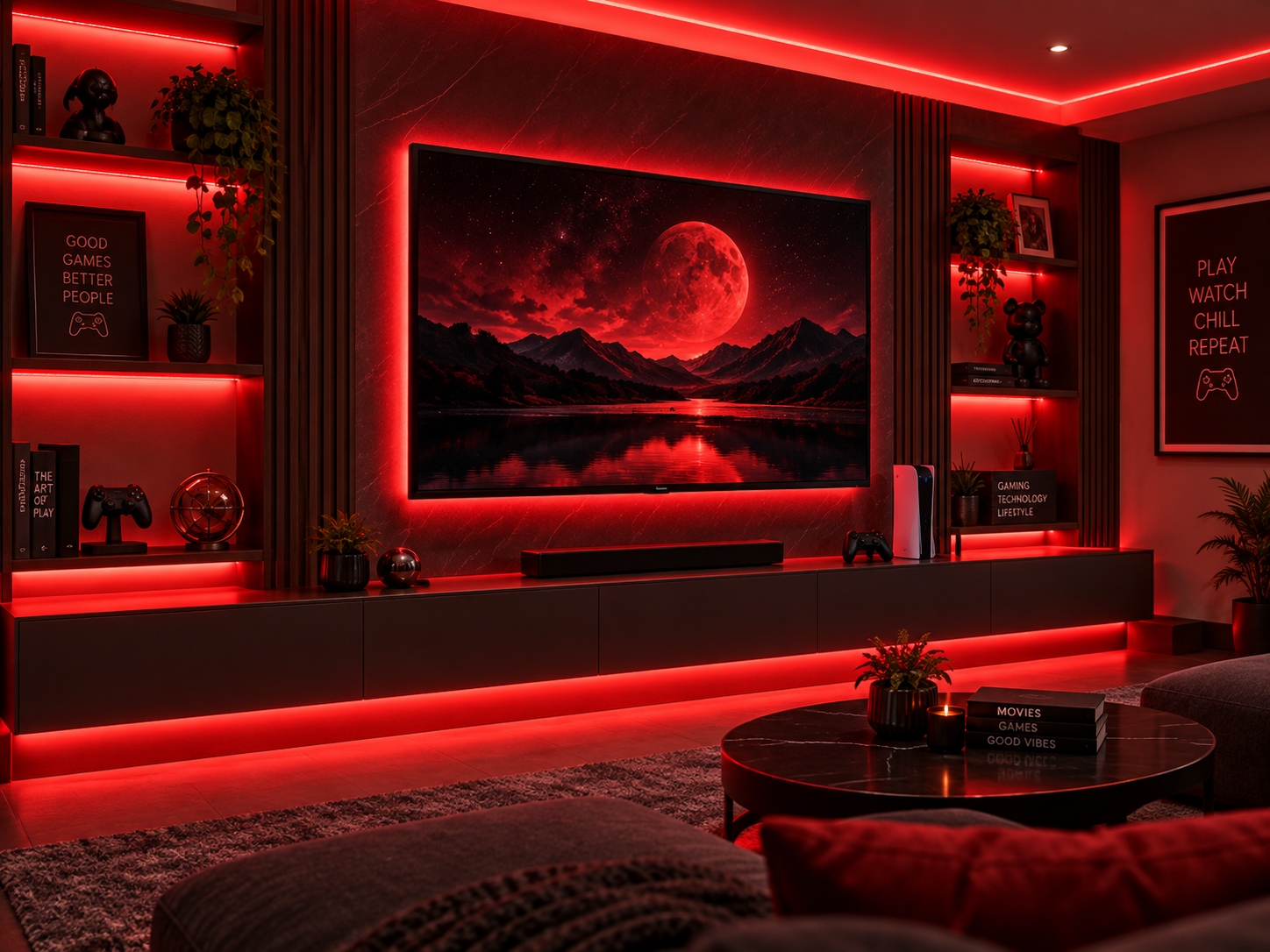 3535 Şerit Led Kırmızı görsel 2